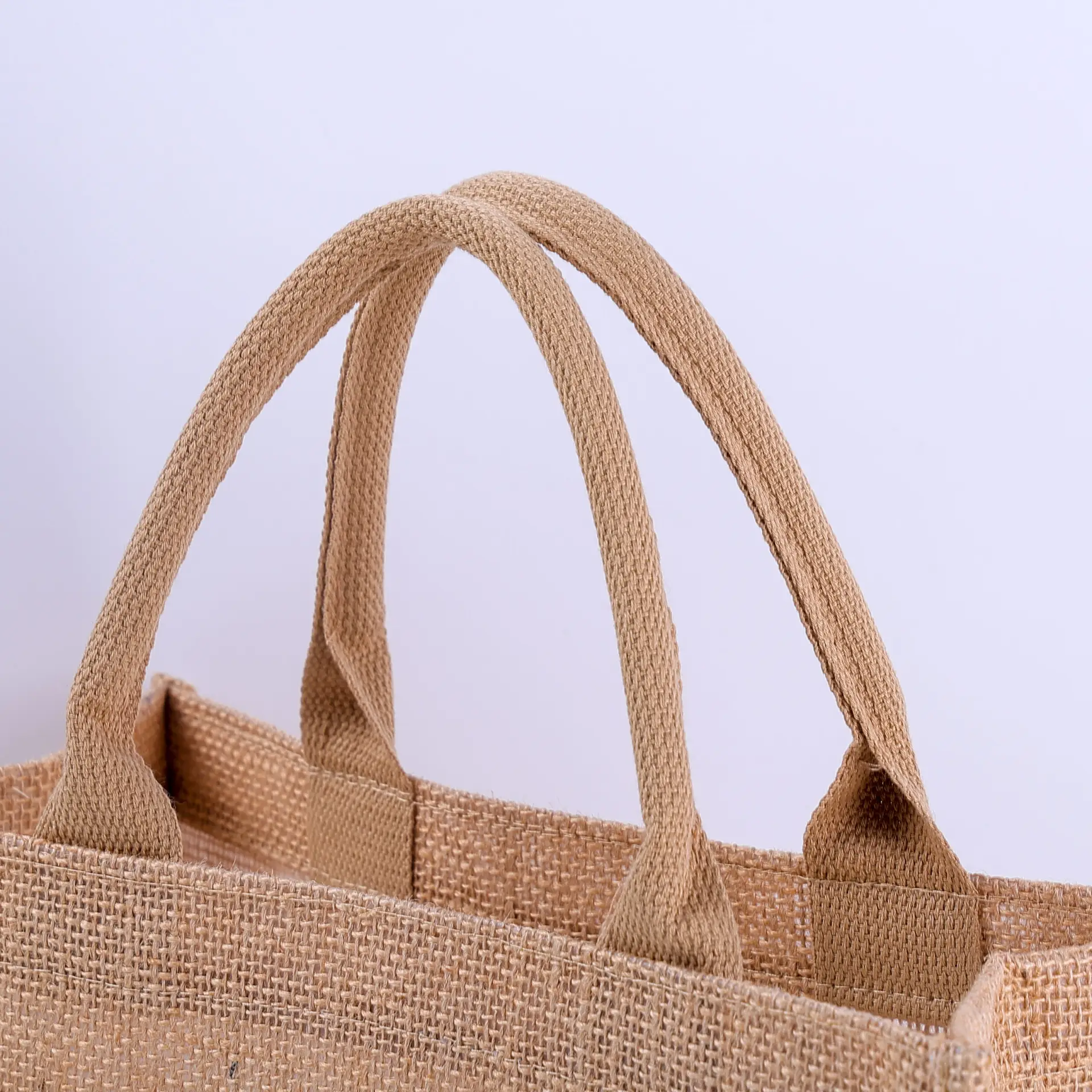 Eco-Friendly Jute Tote Bag | Reusable Natural Jute Shopping Bag - 图片 4