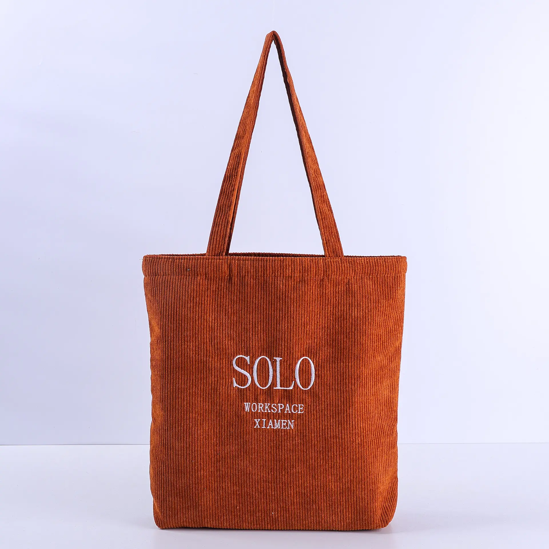 Corduroy Eco-friendly Tote Bag | Reusable Shopping Bag - 图片 2
