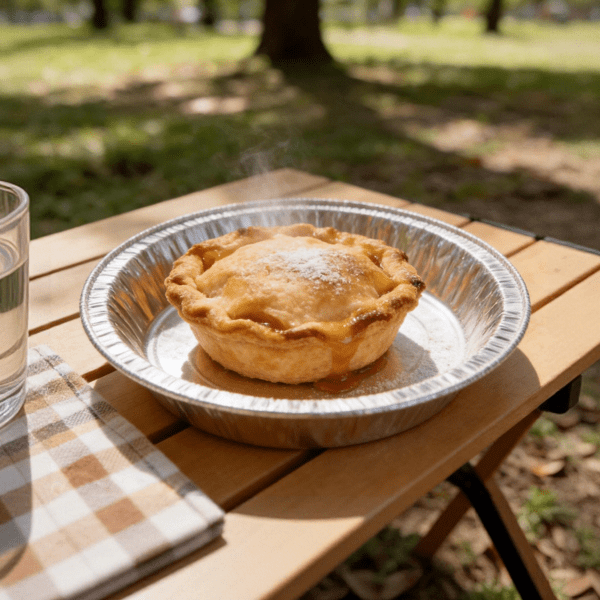 Aluminum Round Deep Plate φ202×25mm | Disposable Aluminum Food Container