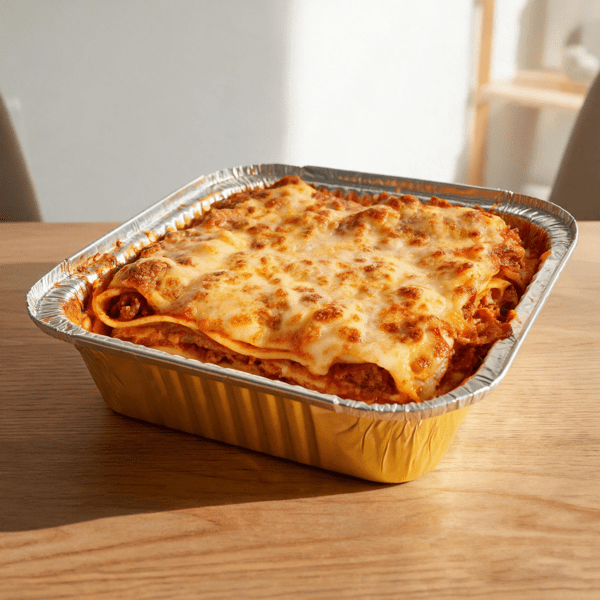 Deep Rounded Rectangle Aluminum Bowl | Disposable Aluminum Food Container