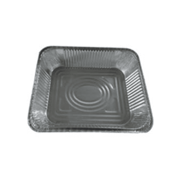 Shallow Rounded Rectangle Aluminum Tray | Food Container - 图片 2