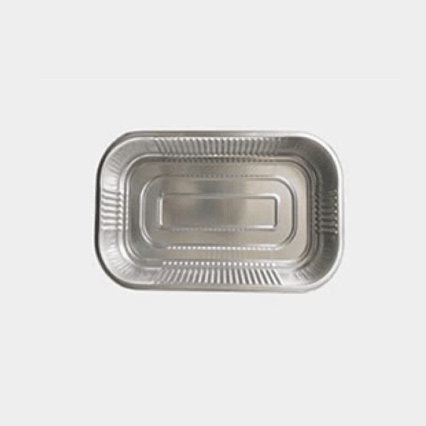 Deep Rounded Aluminum Plate | Rectangular Disposable Food Container & Catering Tray - 图片 3