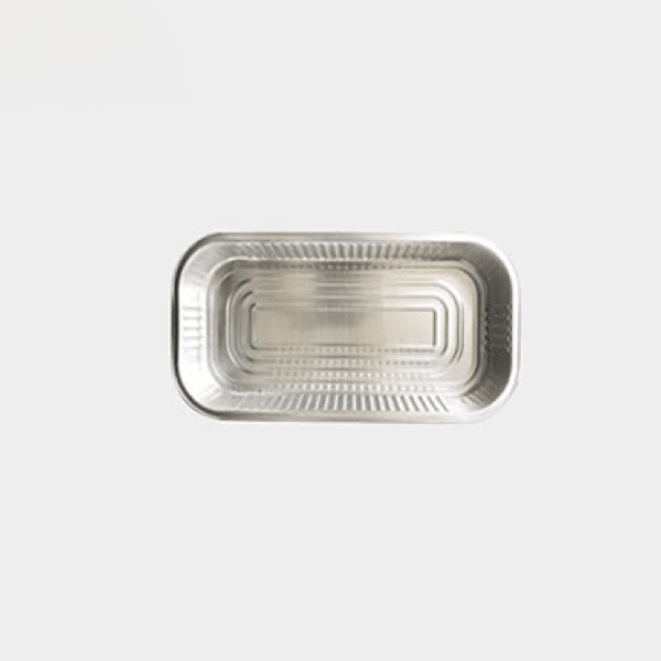 Deep Rounded Aluminum Plate | Rectangular Disposable Food Container & Catering Tray - 图片 2